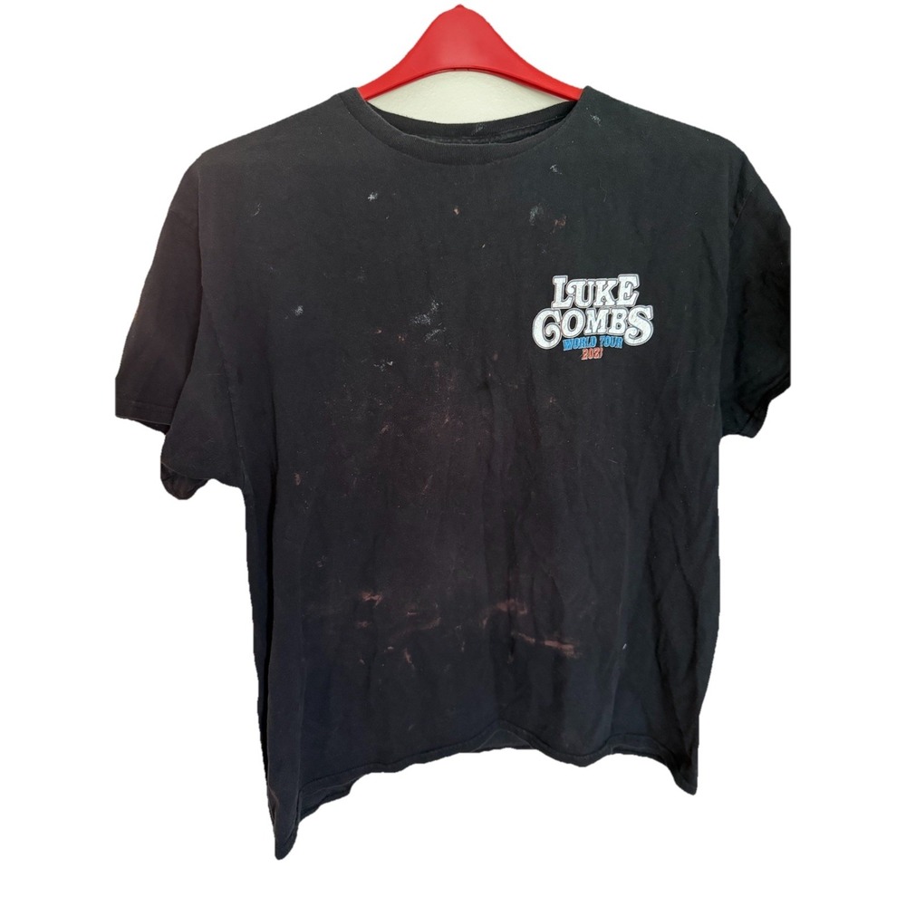 Luke Combs 2023 World‎ Tour T Shirt Black Men's XL
